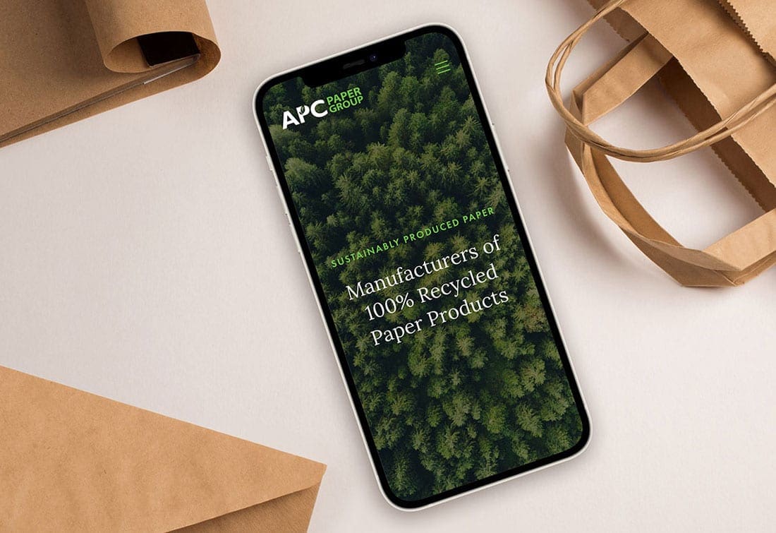 APC Paper Group Mobile Website