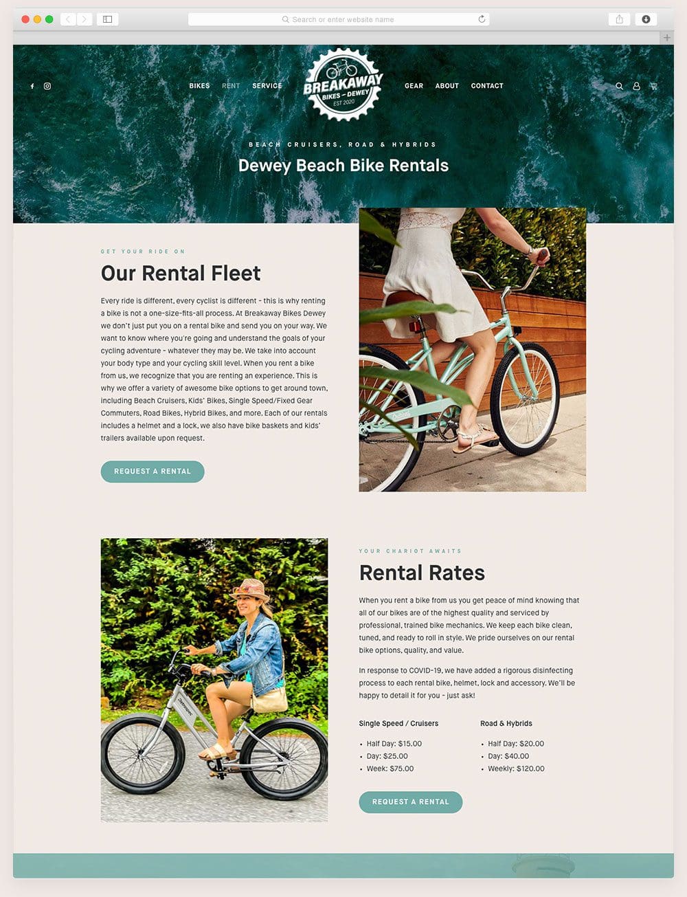 Bike Shop Website