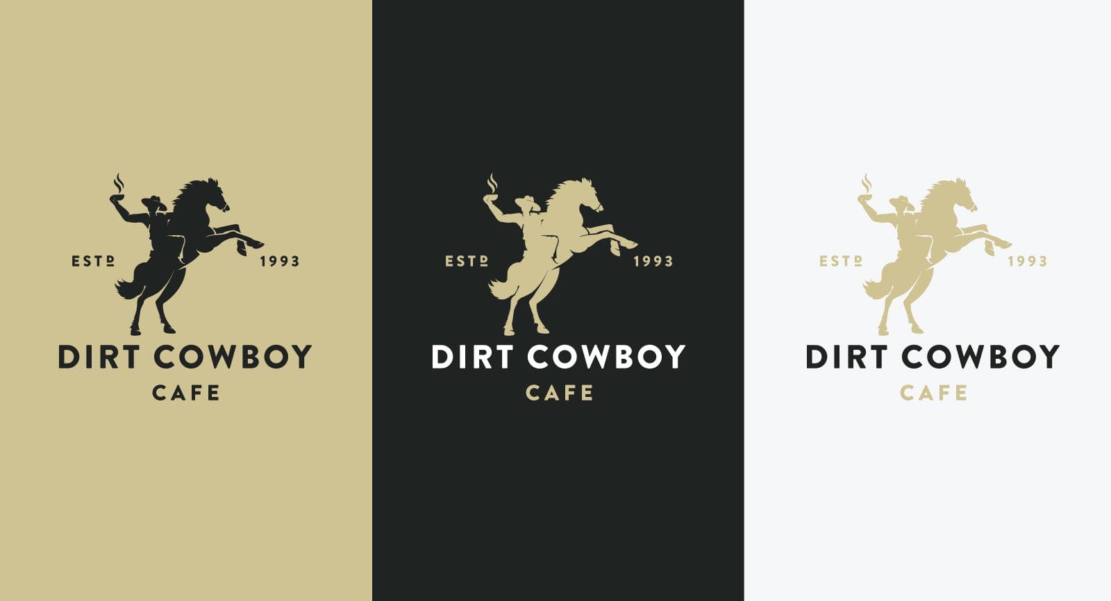 Dirt Cowboy Cafe Logo Design
