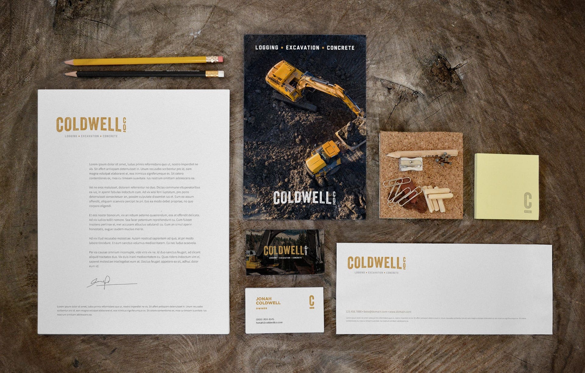 Branding and Stationary Design Mockup