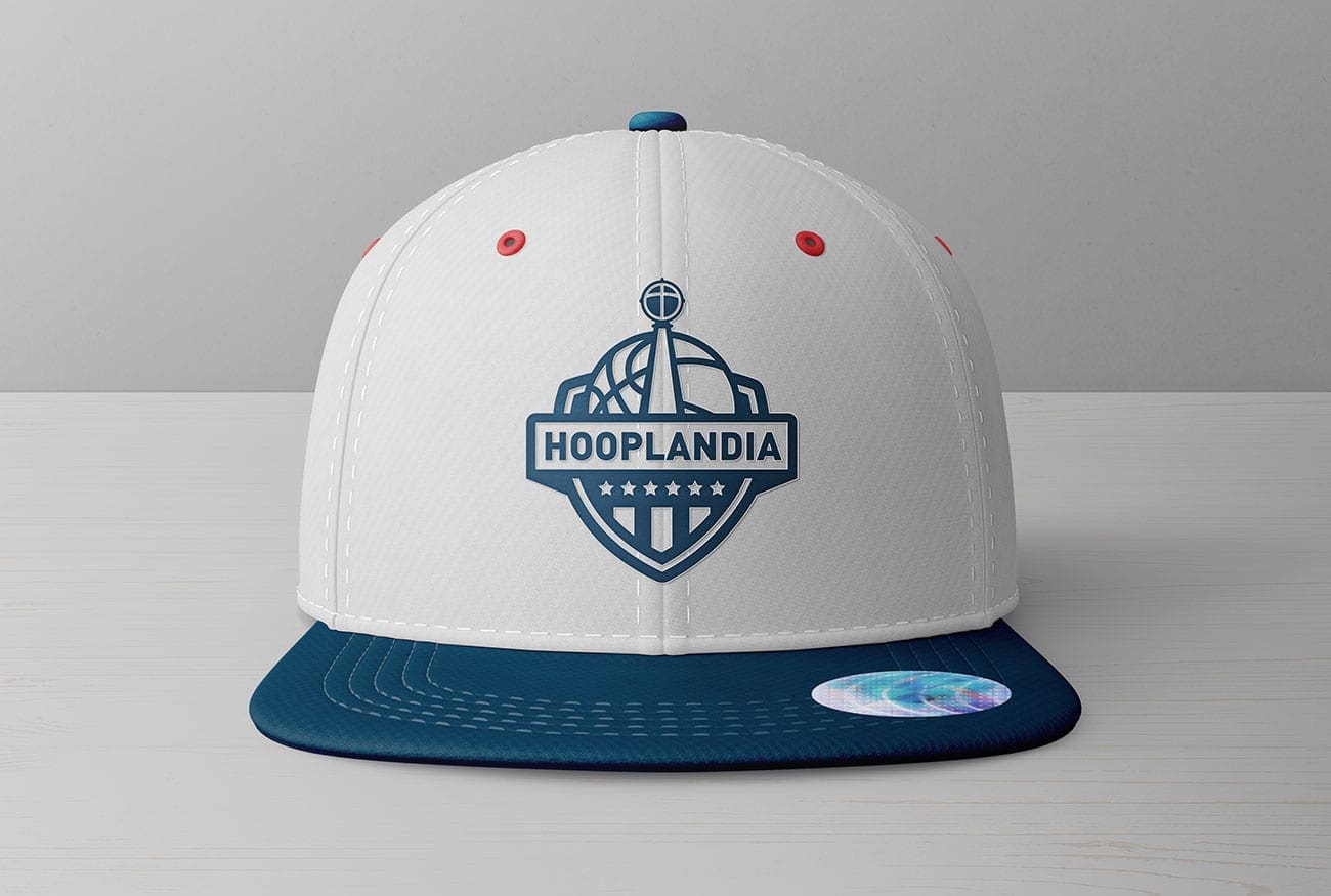 Hooplandia White Hat Design