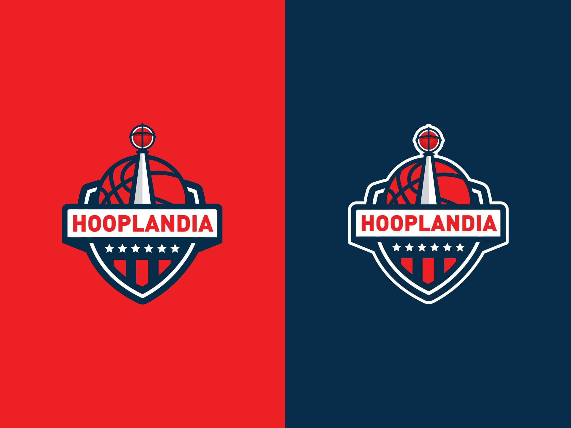 Hooplandia Logo Design