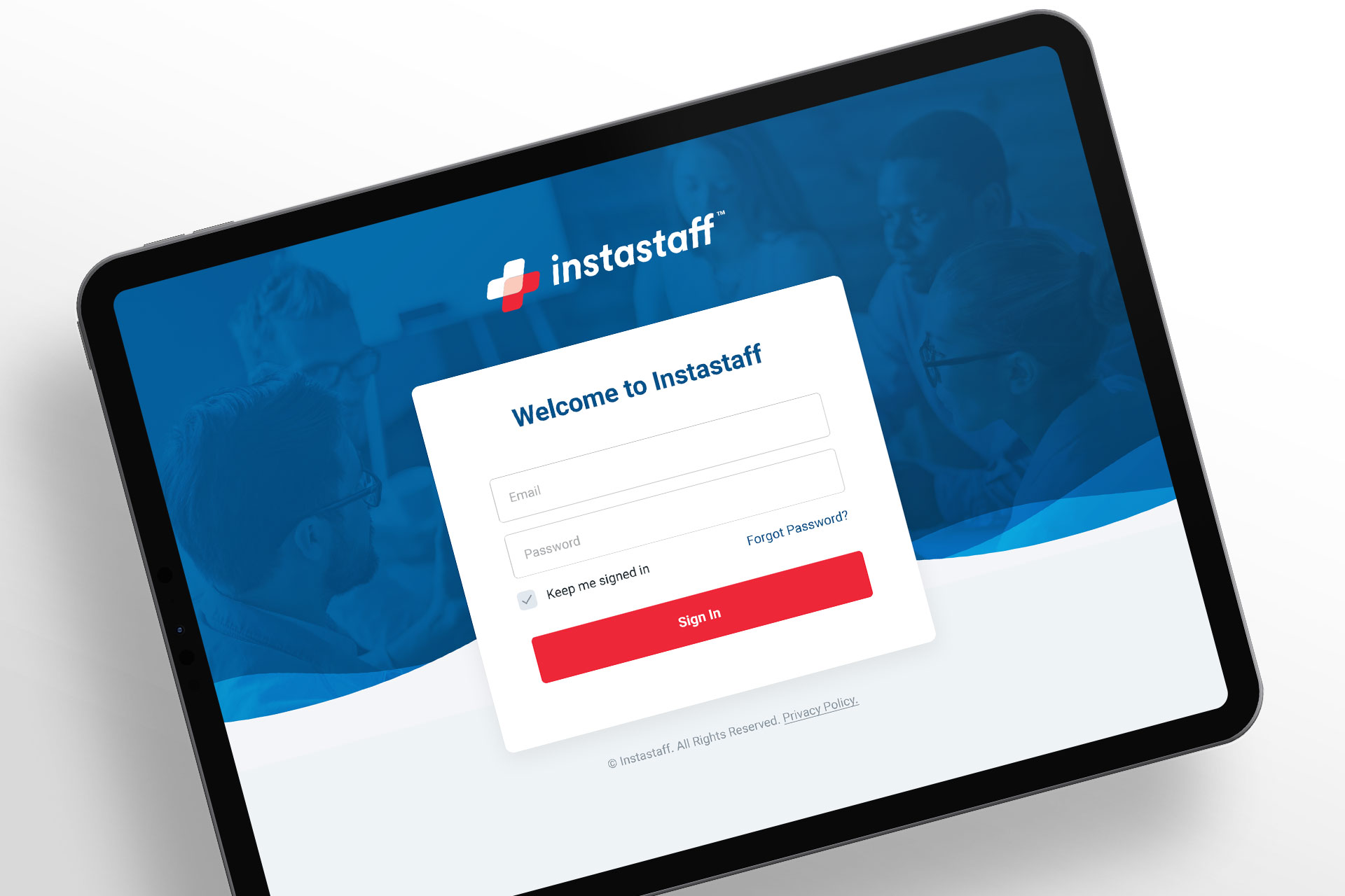 Instastaff SaaS UI Design