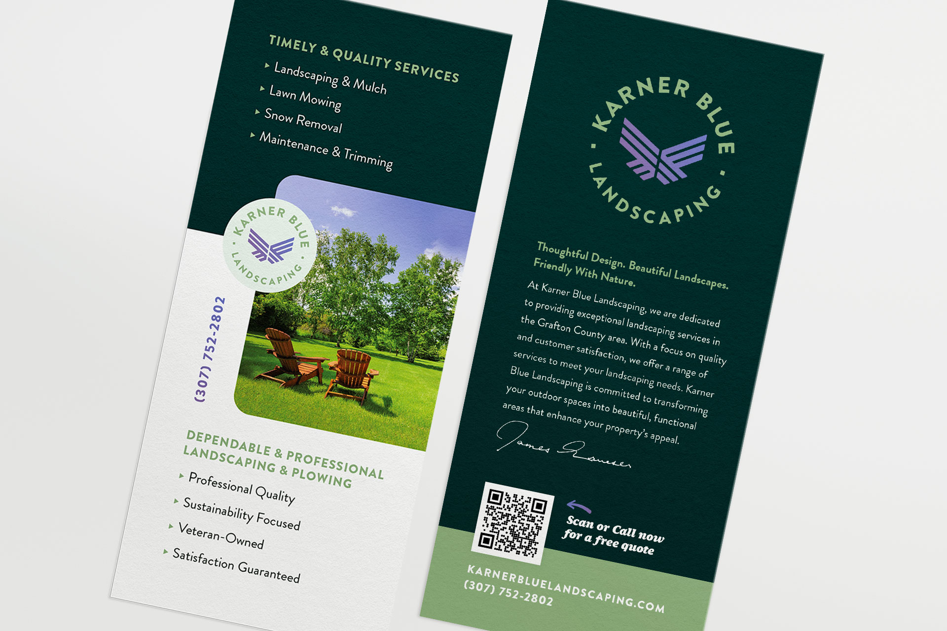 Landscaping Rack Card Design
