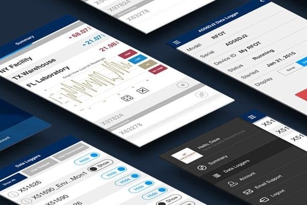 MadgeTech Cloud Software UI/UX Design