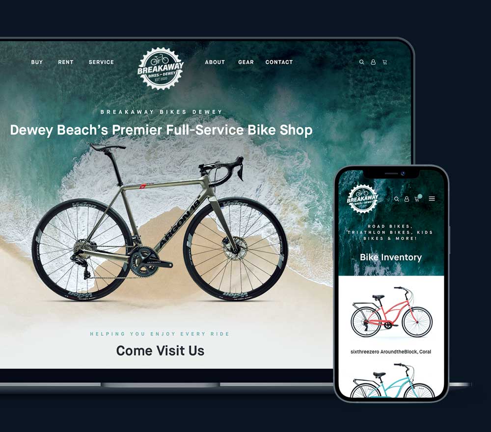 Bike Shop Web Design
