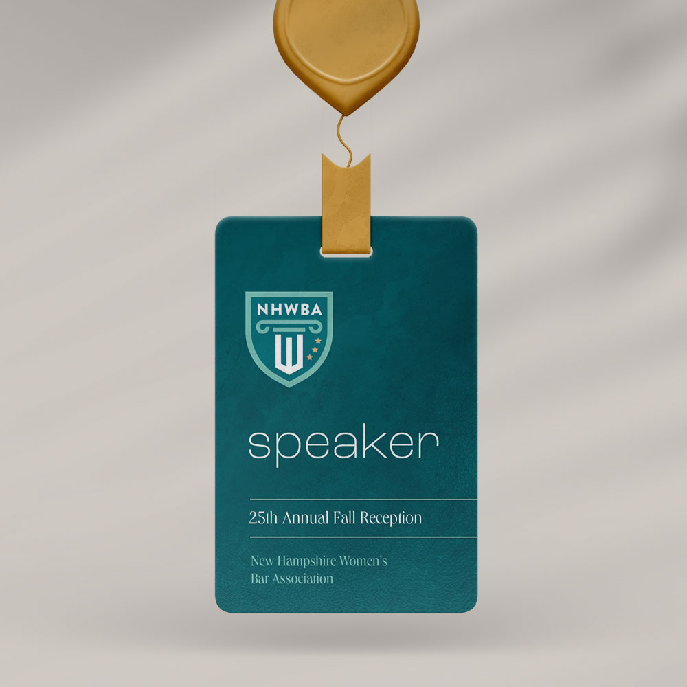 NHWBA Law Logo Design Badge