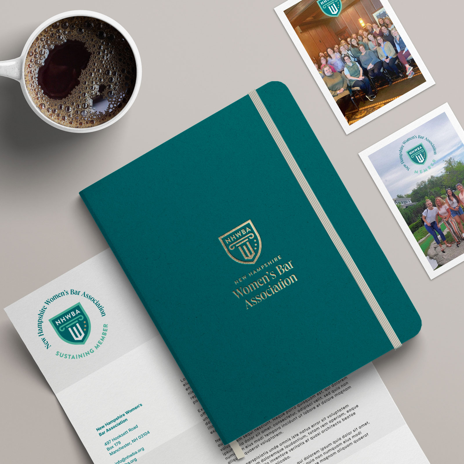 NHWBA Law Logo Design Mockup