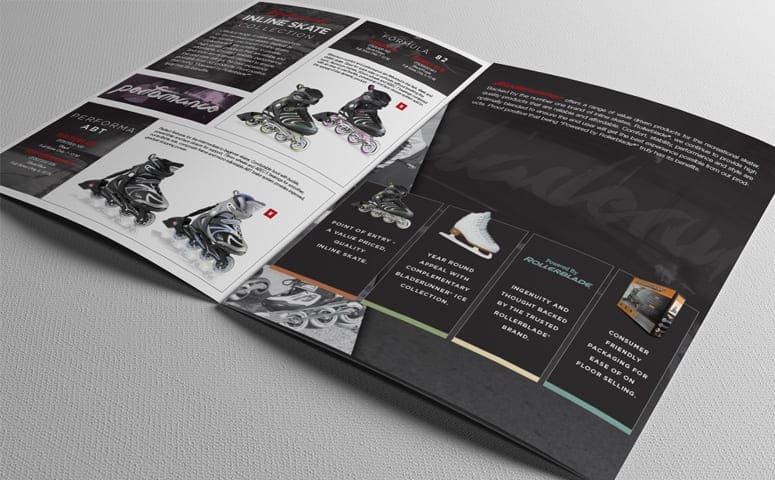 Rollerblade Brochure Design, Lebanon NH