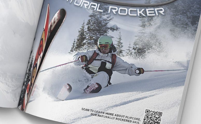 Blizzard Skis Ad Design