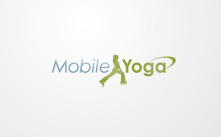 Mobile Yoga Logo Design