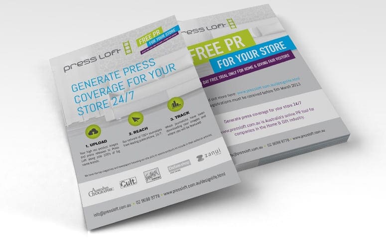 PressLoft PR Brochure Design
