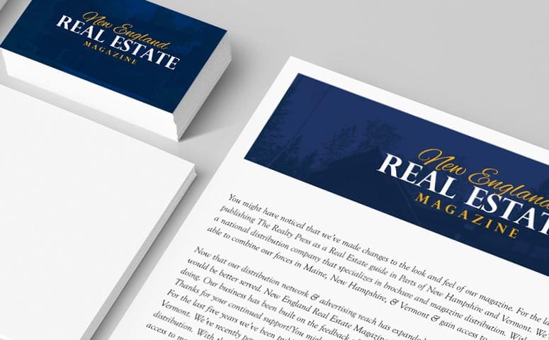 New England Real Estate Magazine Design