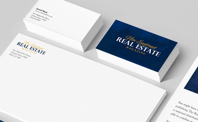 New England Real Estate Magazine Design