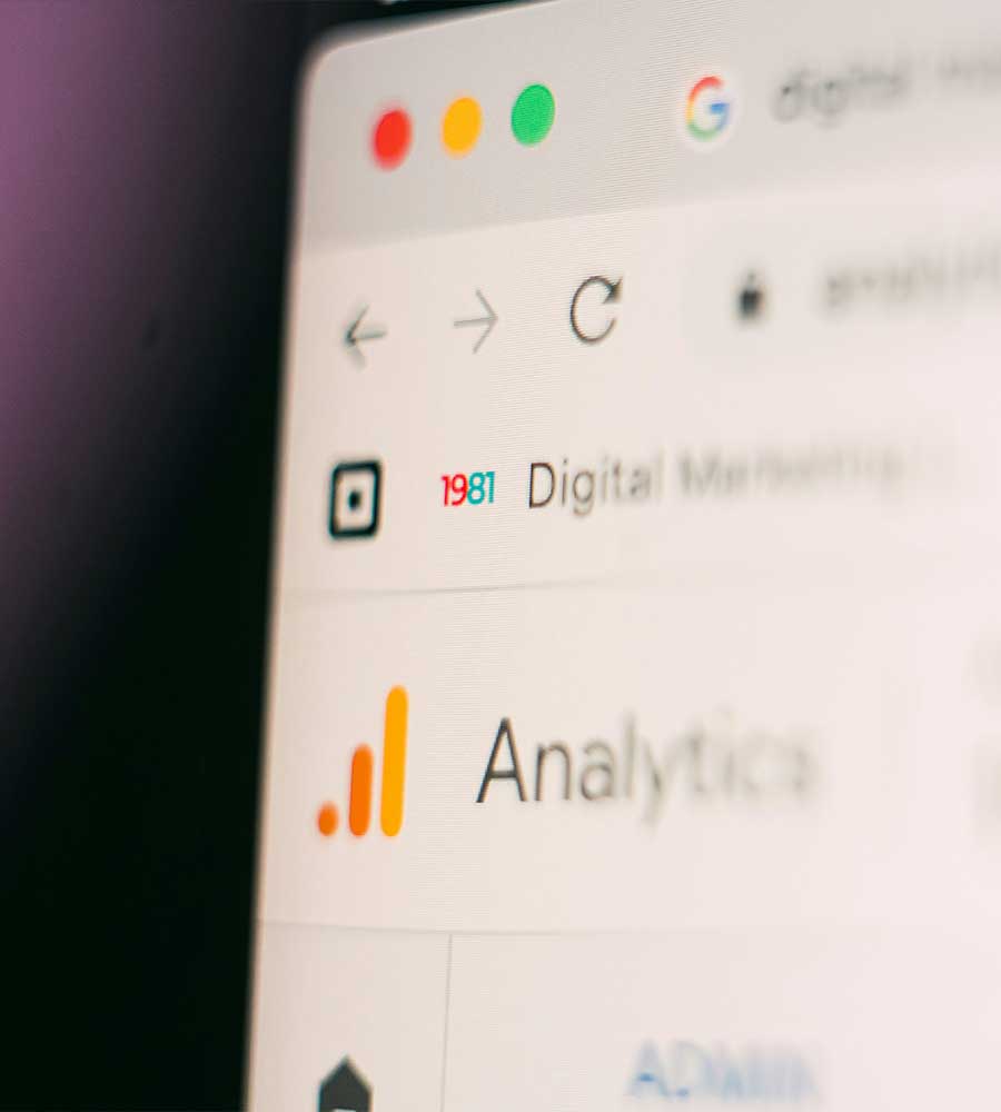 Google Analytics screen