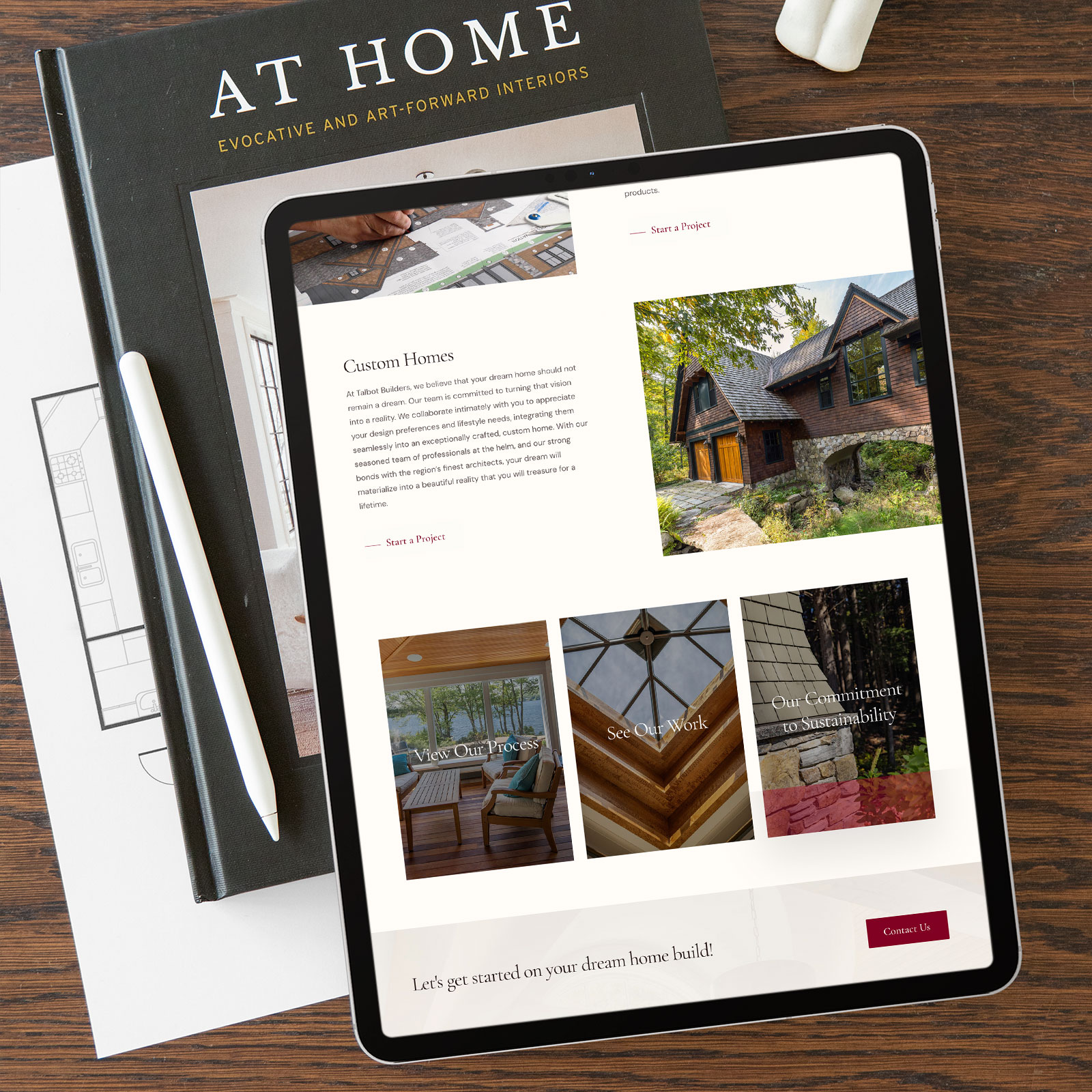 Talbot Builders Construction Web Design
