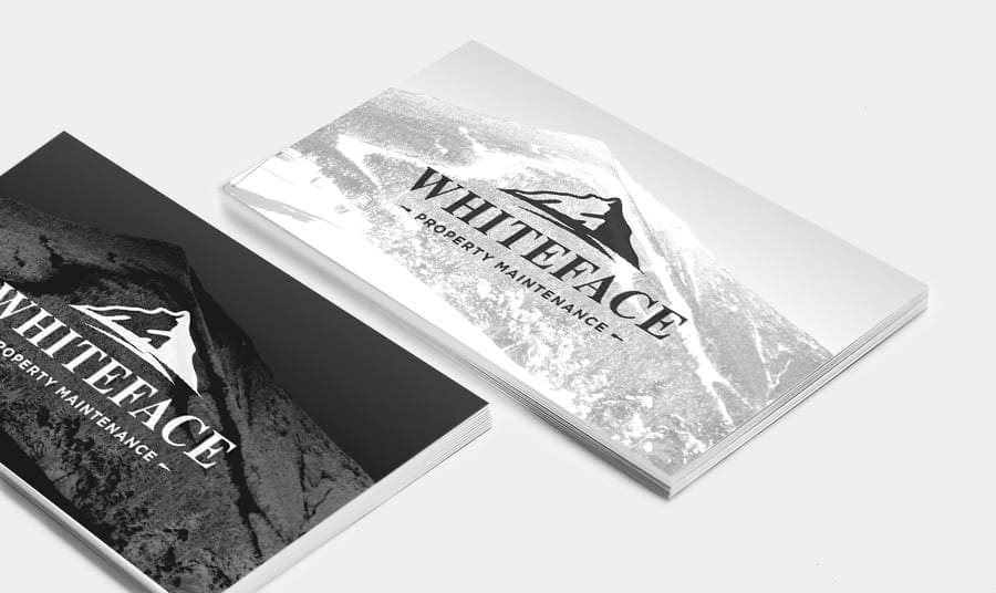 New Hampshire Whiteface Business Card Design