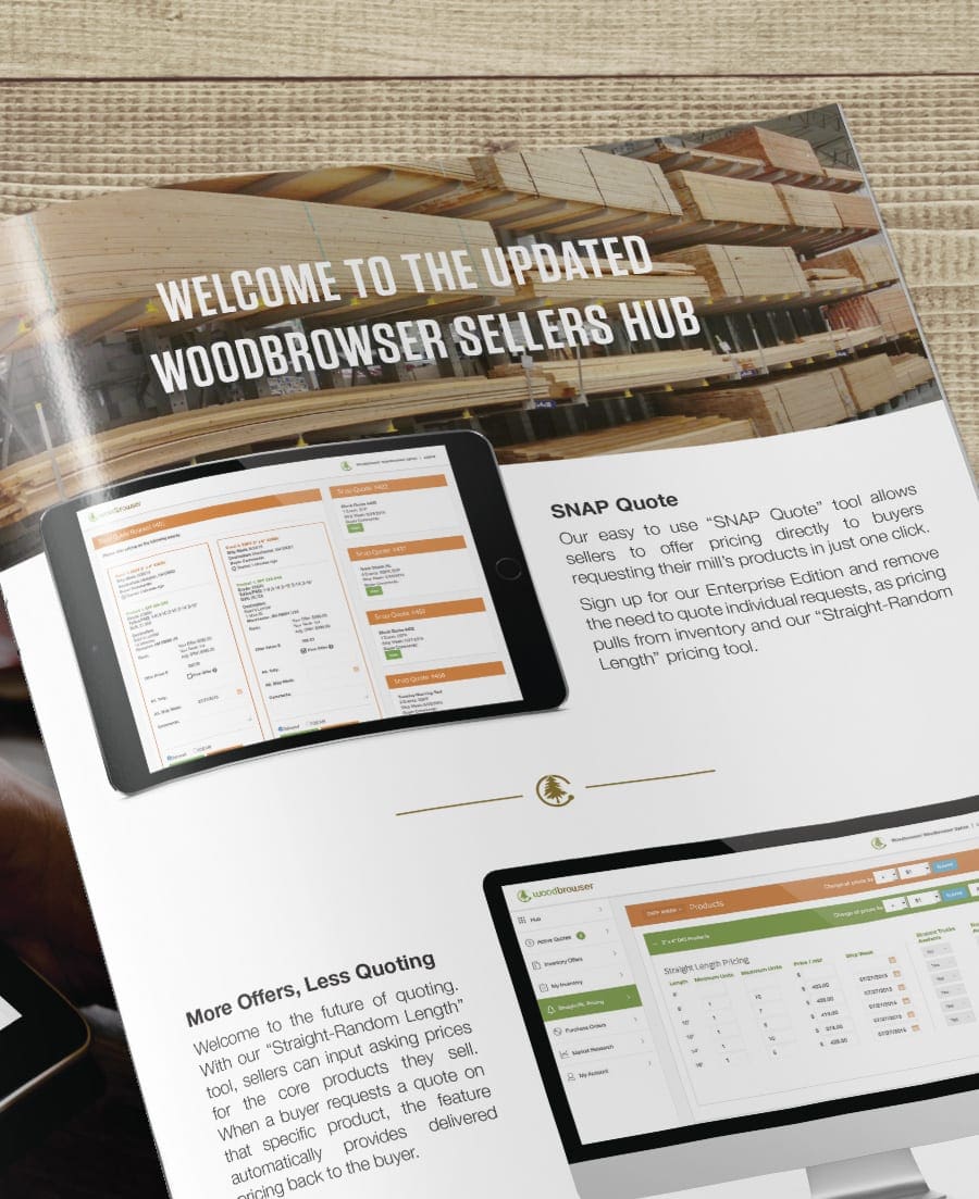 Woodbrowser Marketing Collateral Design